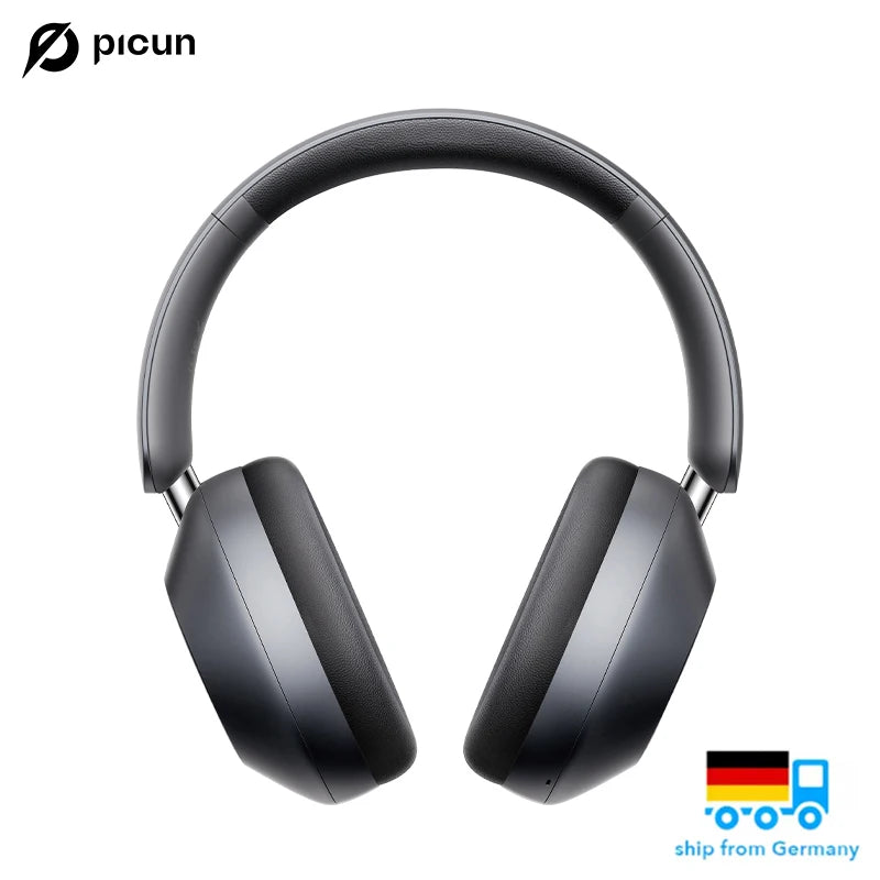 Picun F6 Active Noise Cancelling Wireless Headphones Head Tracking 3D Audio 40mm Hi-Res ANC Bluetooth Headset HIFI APP Control